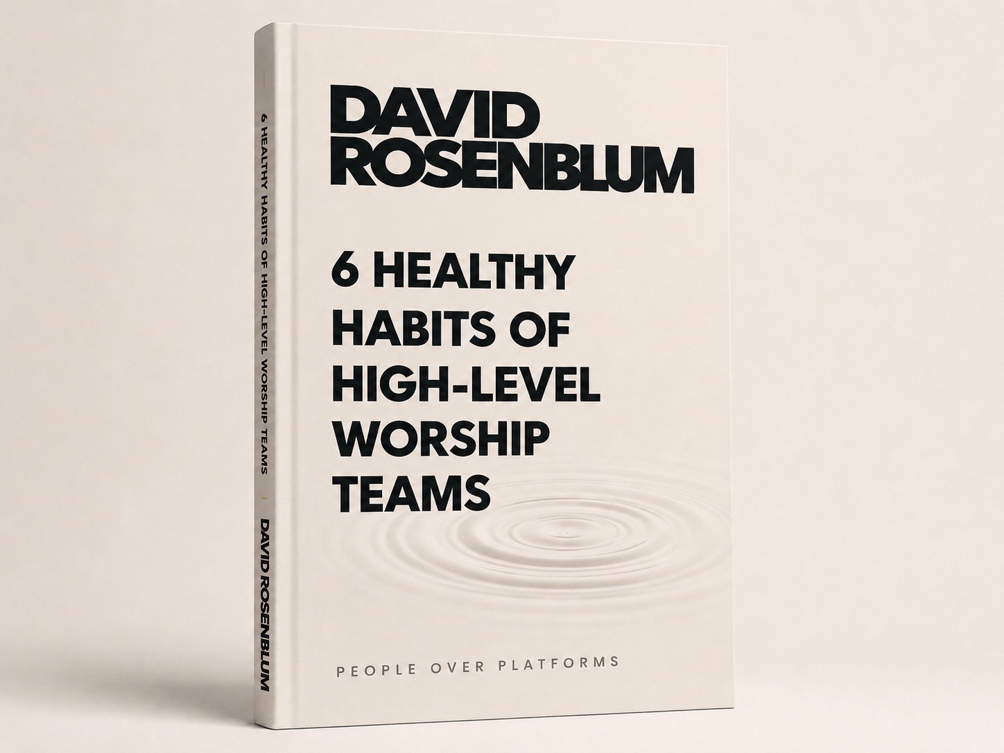 6 Healthy Habits of High-Level Worship Teams workbook cover